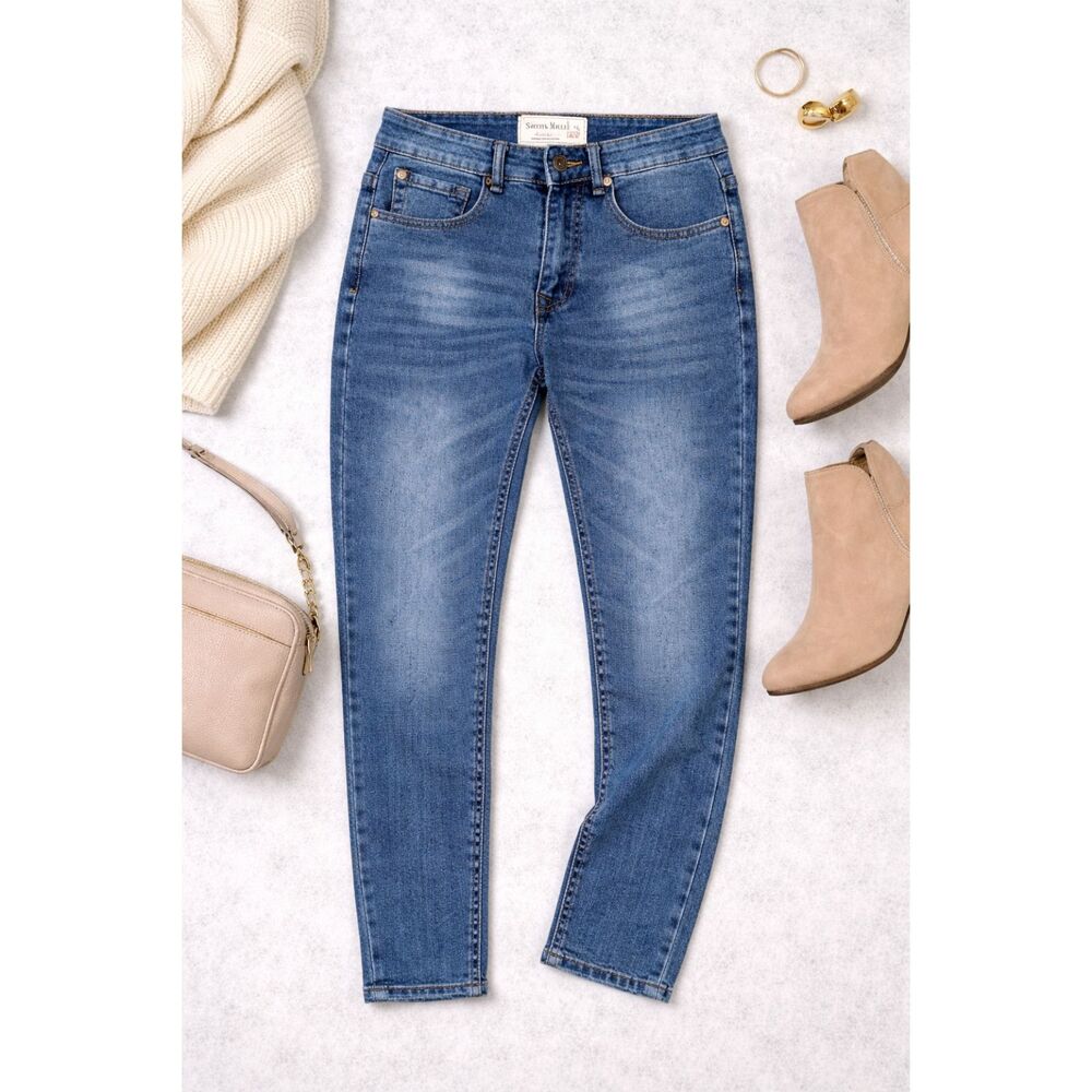Smith & Mills Women’s Jeans Size 29 Medium Wash Straight Leg Denim